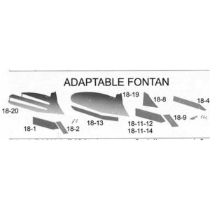 Arados Fontán Recambio adaptable