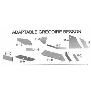 Gregoire Besson Adaptable Recambio Arado