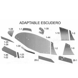 Arados Escudero Recambio Adaptable