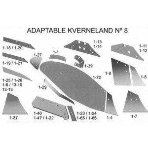 KV adaptable Nº8, Recambio arado