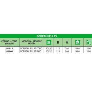 Brazo borrahuellas para Cultivador y Chisel
