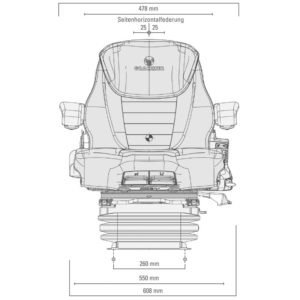 Máximo Evolution Active Asiento Neumático Grammer