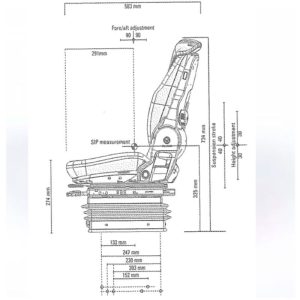 Compacto Comfort W Asiento Neumático Grammer