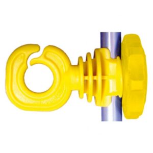 Aisladores varilla metal para hilo y cuerda 6